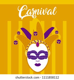 Mask carnival concept