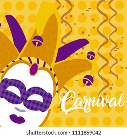 Mask carnival concept