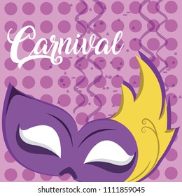 Mask carnival concept