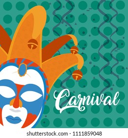 Mask carnival concept