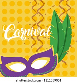 Mask carnival concept