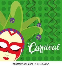 Mask carnival concept