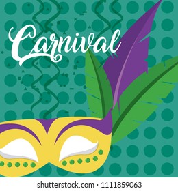 Mask carnival concept