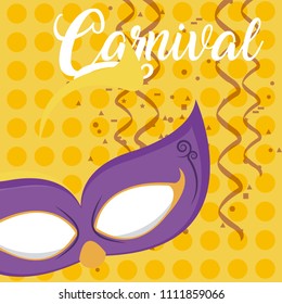 Mask carnival concept