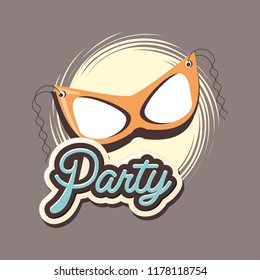 mask carnival decoration ornament party retro