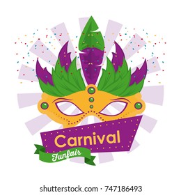 Mask carnival design