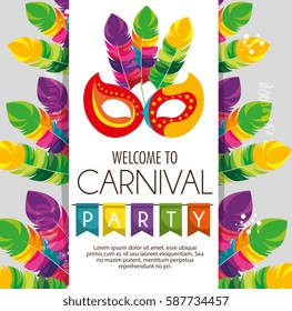 mask carnival party icon