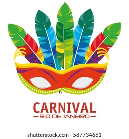 mask carnival rio de janeiro party