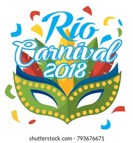mask carnival rio de janeiro party logo, mardi gras mask