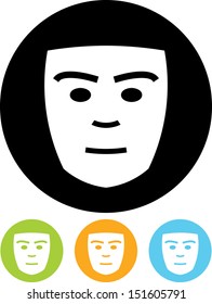Mask carnival vector isolated 