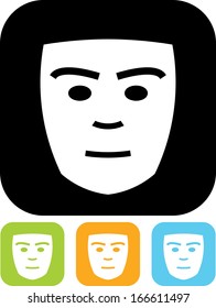 Mask carnival vector isolated 