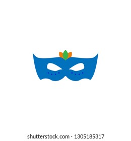 mask color icon from Brazilian carnival set