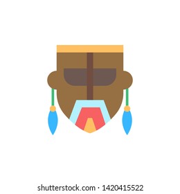 Mask color icon. Element of boho color icon. Premium quality graphic design icon. Signs and symbols collection icon for websites, web design, mobile app