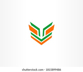 Mask concept elements icon logo