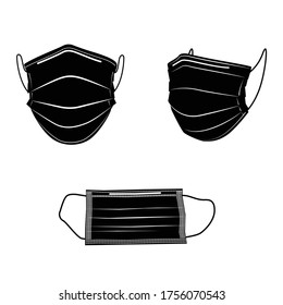 Mask to cover face from coronavirus, bacteria and  dust