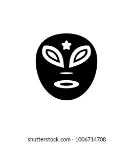 mask the day of the dead icon. Elements of culture of Mexico icon. Premium quality graphic design icon. Simple love icon for websites, web design, mobile app, info graphics on white background