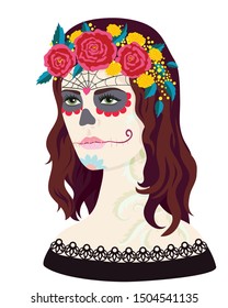 Mask of death, Dia de los muertos, Day of the death