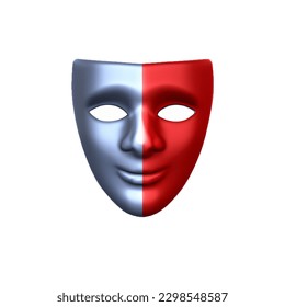 the mask expresses someone behind the mask has its own personality