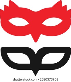 Mask Face Coronavirus Icon Vector Flat Illustration