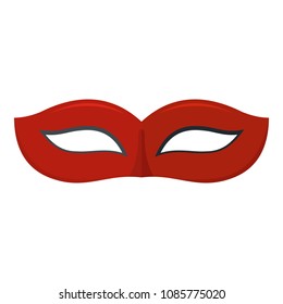 Mask for face icon. Flat illustration of mask for face vector icon for web