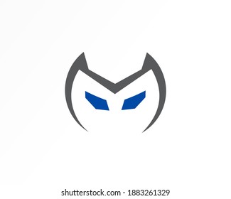 mask and face icon logo design template