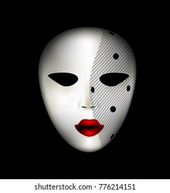 mask of face and veil