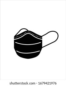 mask flat icon,vector best flat mask design icon.