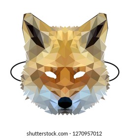 Mask fox. Vector Illustration