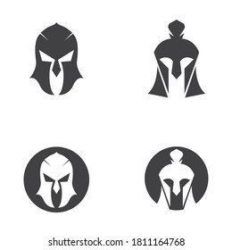 mask gladiator vector  illustration template design