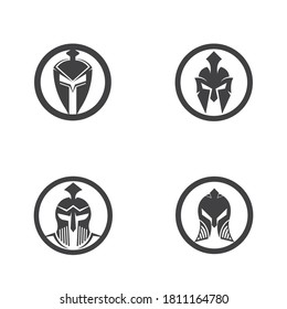 mask gladiator vector  illustration template design