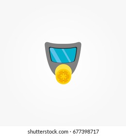 Mask Helmet Design Vector Illustration