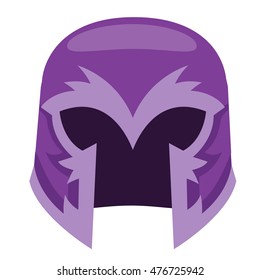 Mask helmet logo. Vector clipart Design for gaming applications. Cloakroom.