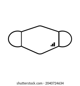 Mask icon  design graphics vector
