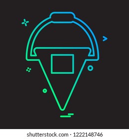 Mask icon design vector