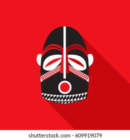 Mask icon, flat style design