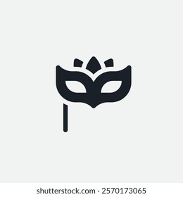 Mask icon flat vector design