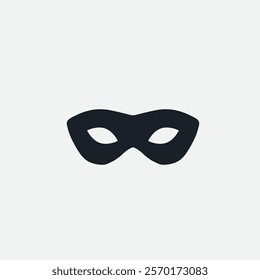 Mask icon flat vector design