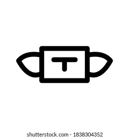 Mask icon or logo isolated sign symbol vector illustration - high quality black style vector icons

