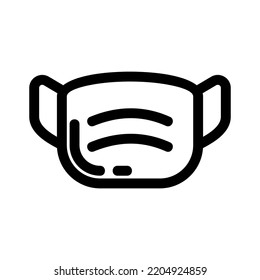 mask icon or logo isolated sign symbol vector illustration - high quality black style vector icons
