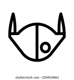 mask icon or logo isolated sign symbol vector illustration - high quality black style vector icons
