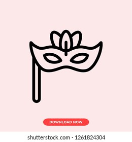 Mask icon modern vector style