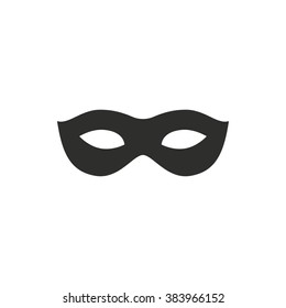 Mask  icon  on white background. Vector illustration.
