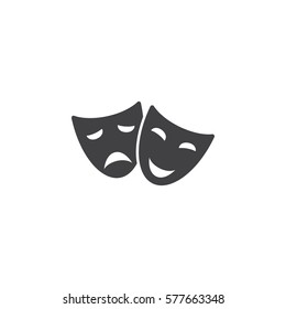 mask icon on the white background