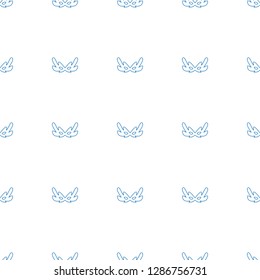 mask icon pattern seamless white background. Editable line mask icon. mask icon pattern for web and mobile.