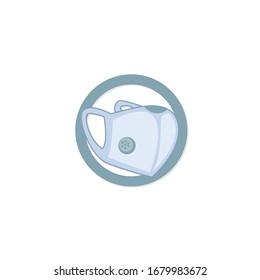 Mask icon sign.  Protective face mask Graphic symbol 