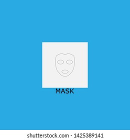 mask icon sign signifier vector