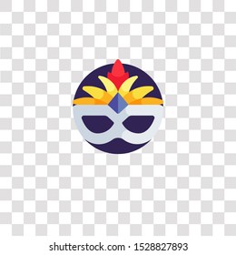 mask icon sign and symbol. mask color icon for website design and mobile app development. Simple Element from happiness collection for mobile concept and web apps icon.