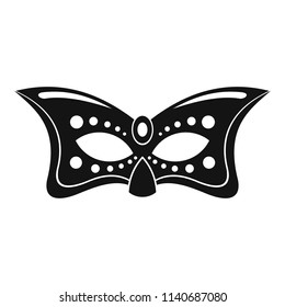 Mask icon. Simple illustration of mask vector icon for web design isolated on white background