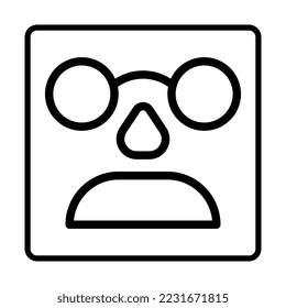 Mask Icon. Social media sign icons. Vector illustration isolated for graphic, web design and apps.