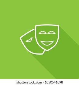 Mask icon, stock vector, eps10.